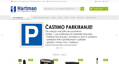 Desktop Screenshot of hartman.si