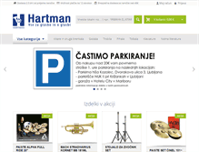 Tablet Screenshot of hartman.si